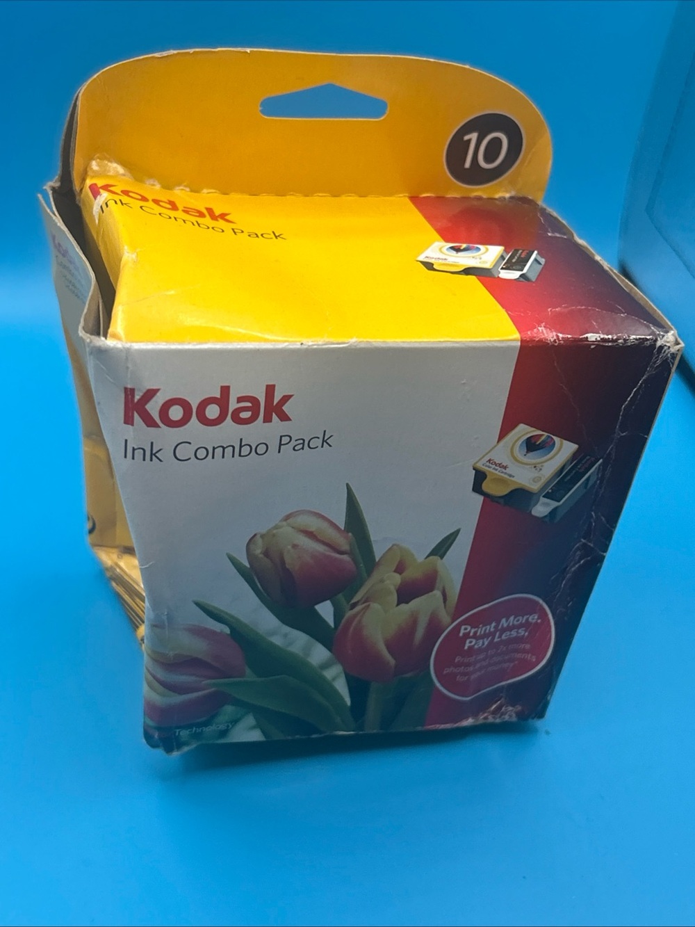 Kodak ink combo pack - 1 color 1 black damaged bo